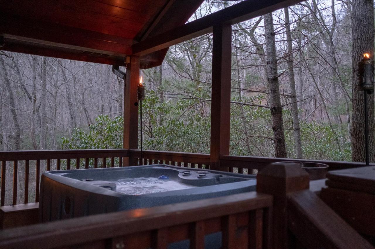 Willa Three Dog Night - Pet-Friendly Cabin With Hot Tub Blue Ridge Zewnętrze zdjęcie
