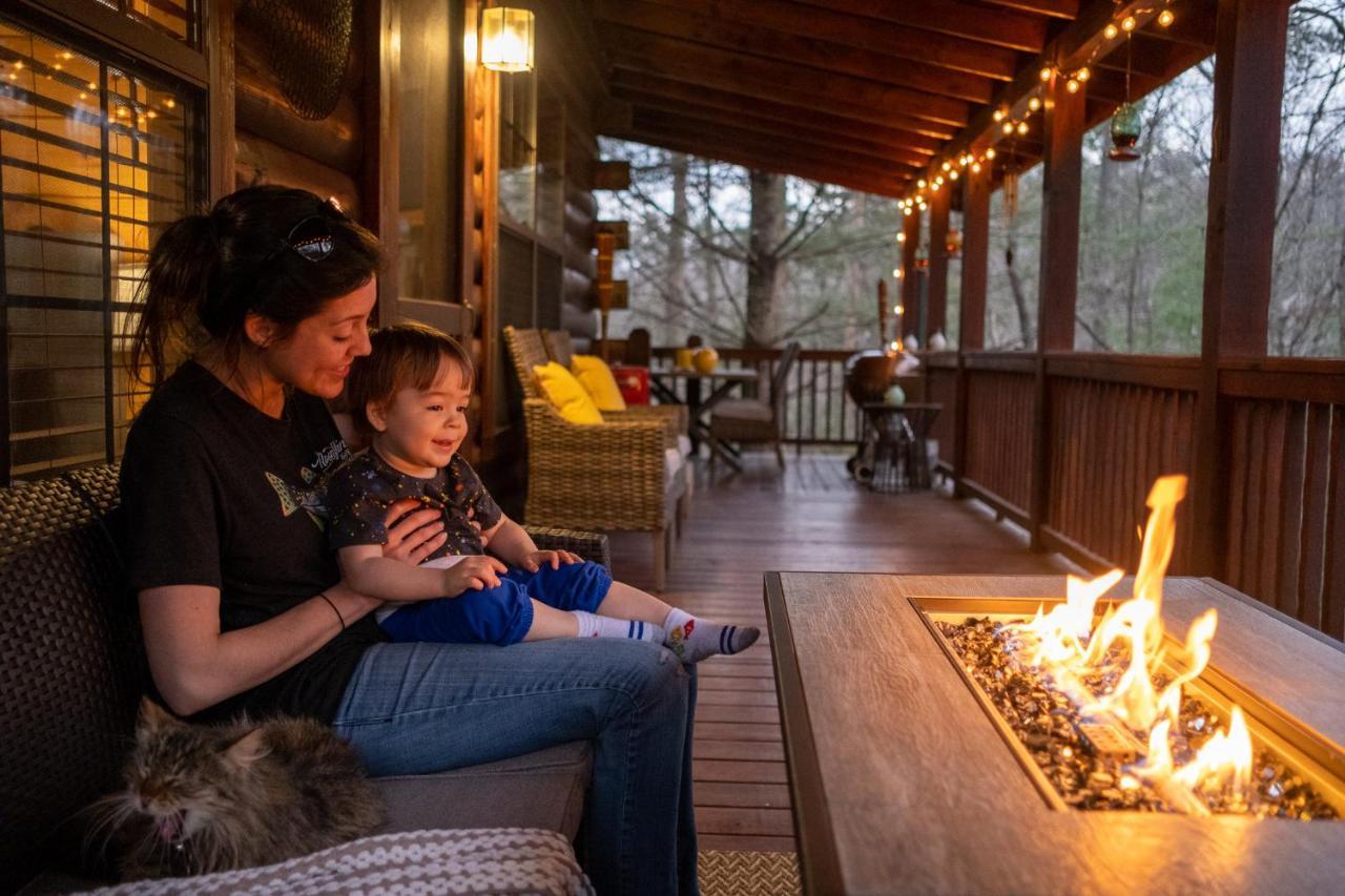 Willa Three Dog Night - Pet-Friendly Cabin With Hot Tub Blue Ridge Zewnętrze zdjęcie