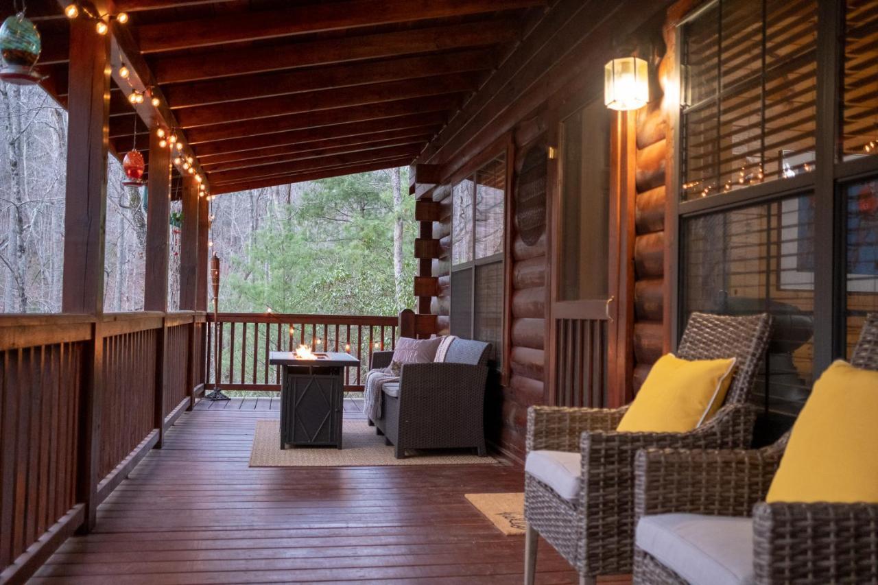 Willa Three Dog Night - Pet-Friendly Cabin With Hot Tub Blue Ridge Zewnętrze zdjęcie