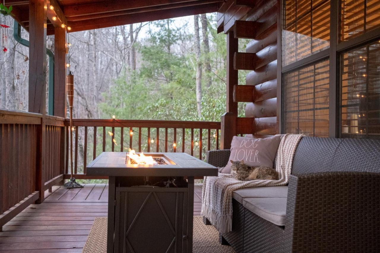 Willa Three Dog Night - Pet-Friendly Cabin With Hot Tub Blue Ridge Zewnętrze zdjęcie